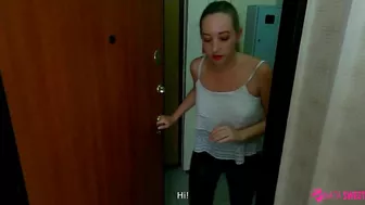 Подруга мачехи не дала подрочить