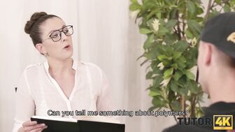 Училка сама нарвалась на грубый секс