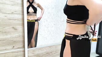 Горячая русская мачеха подарила горячий подарок для своего пасынка