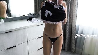 Моя новая домработница хорошо полирует все, даже мой член