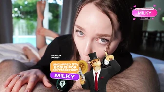 Красотка из ночного клуба сделала мне доброе утро