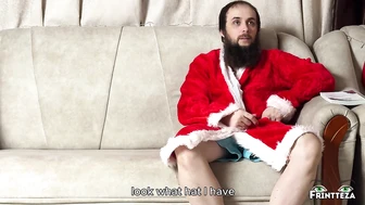 Мачеха, я куплю тебе новый халат на новый год, пока дарю тебе свой член!